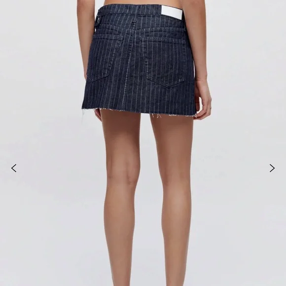 Re/Done TENNIS WRAP SKIRT - Picture 4 of 5